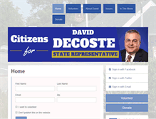 Tablet Screenshot of citizensfordecoste.com